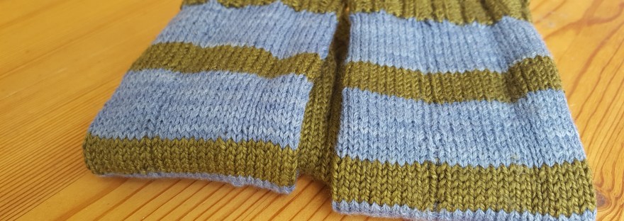 blue stripes close up